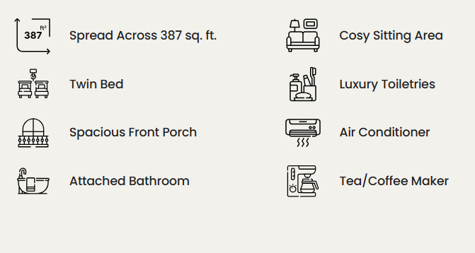 Deluxe ac tent detail